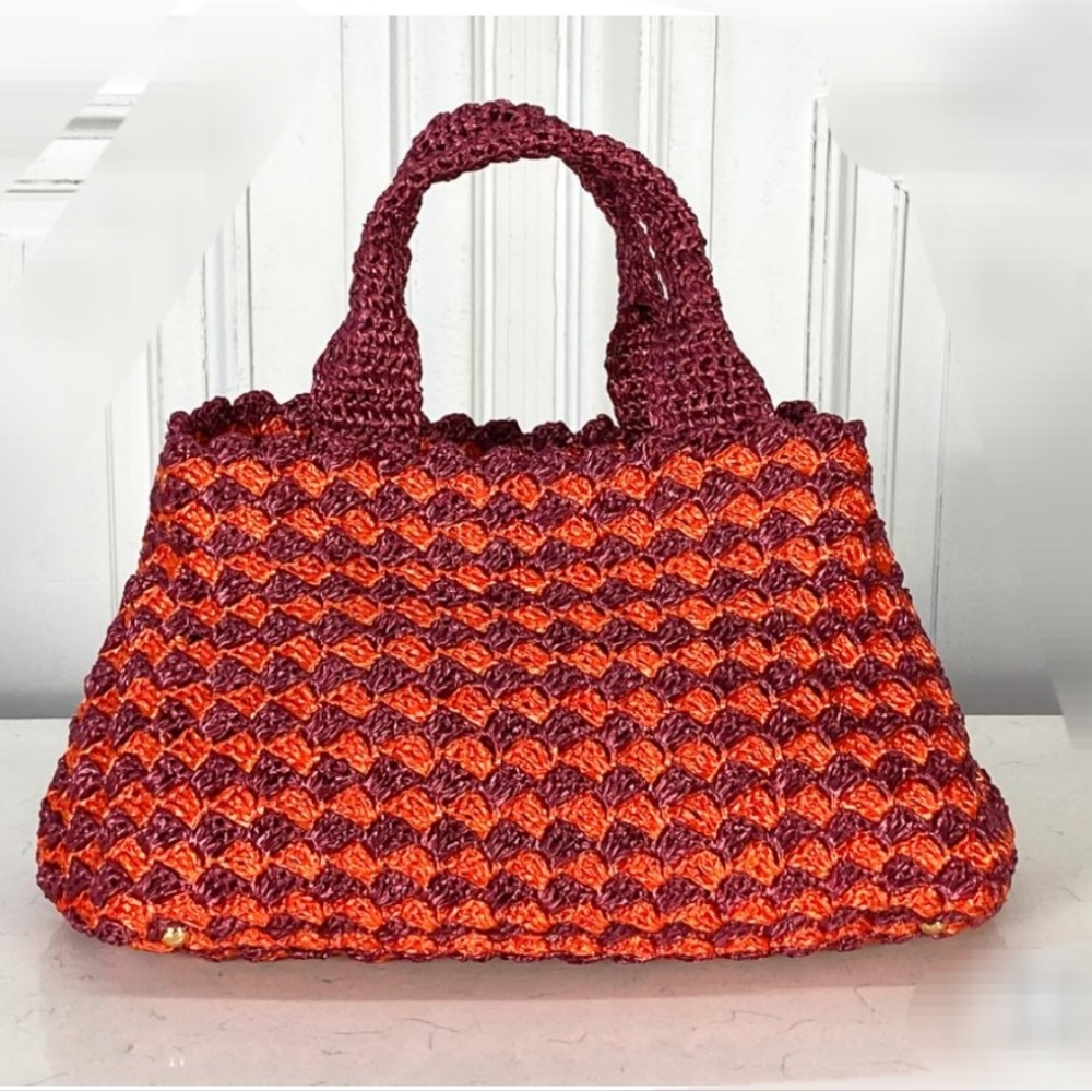 Prada Rafia Crochet Bag - Picture 2 of 15